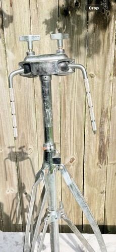 Chrome Double Conga Bongo Tom Tom Stand
