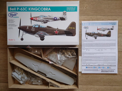 HPH 32015R Bell P-63C KINGCOBRA 1:32 **RESIN MODEL KIT**