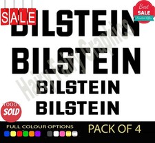 4x BILSTEIN Spule Vinyl Aufkleber Abziehbild Auto Fenster Stoßstange Rennen Lackierung Mod Grafik