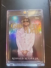 2025 Topps Series 1 - Game Day Drip Ronald Acuña Jr. #GD-9 Gold /50