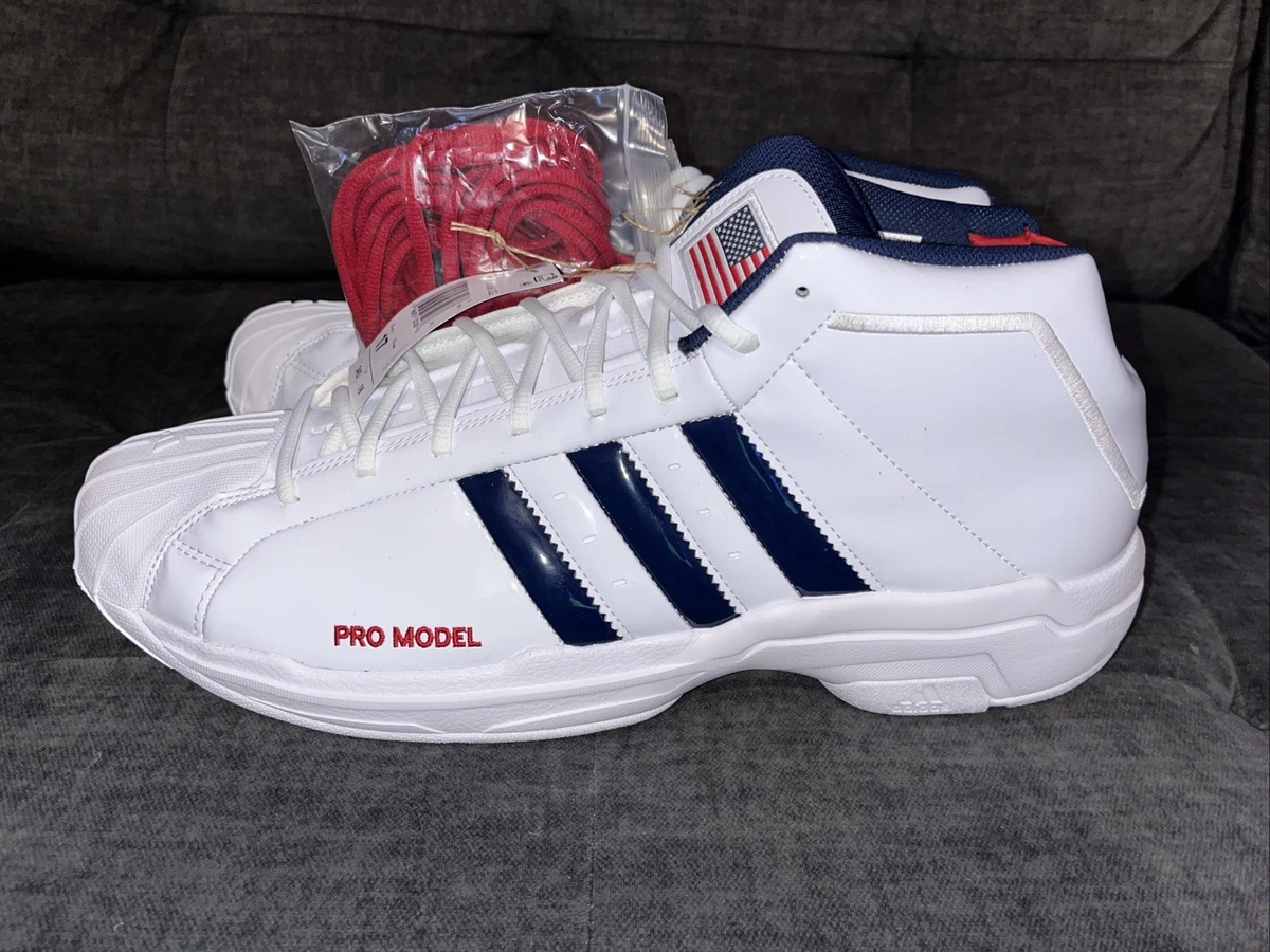 adidas Pro Model White Scarlet for Sale | Authenticity Guaranteed