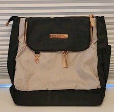 Petunia Pickle Bottom Pivot Pack Backpack Diaper Bag Purse Grey Black Large