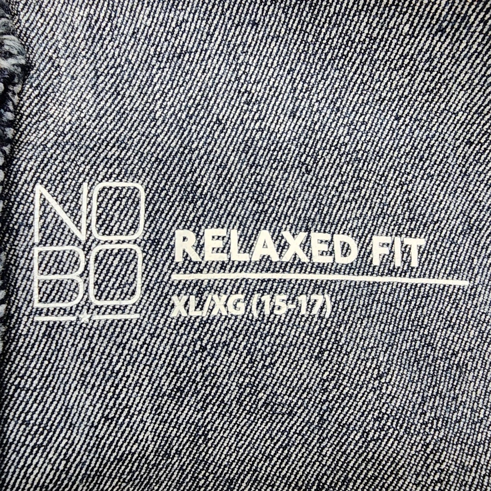 Pantalón corto No Boundaries para mujer XL azul corto elástico denim con puños cortados Foto 4 de 4