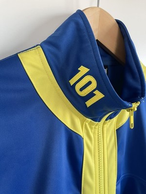 Fallout Vault 101 Vault Boy Bethesda Track Jacket Men's MEDIUM
