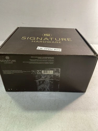 Signature Hardware SHHB8040MB Hibiscus Shower Trim, Matte Black - Less Valve - Picture 2 of 2