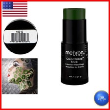 Mehron Makeup CreamBlend Stick 0.75 Ounce GREEN CBSGreen1