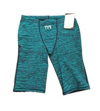 TYR Mens Thresher Baja Jammer Green FINA Approved Size 36