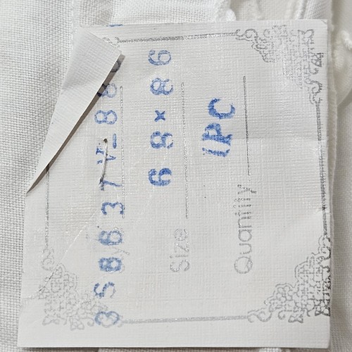Hand Made Lace Crystal Lace 100% Cotton Hand made Reticella Lace. Queen - Picture 5 of 6