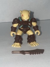 Vintage Hasbro Battle Beasts 1987 Eager Beaver #44 W/ Weapon & Working Rub