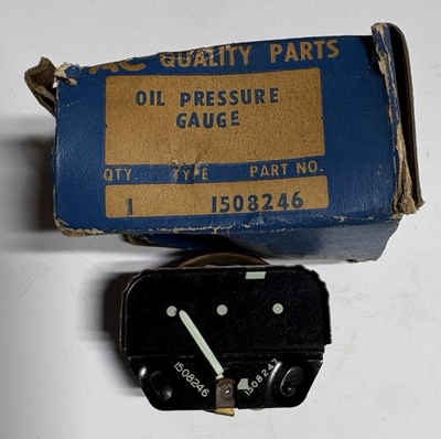 #ad #ad 1955 1956 1957 1958 1959 CHEVROLET TRUCK OIL PRESSURE GAUGE 55 9265 #1508246 $29.99