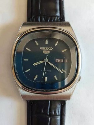 VINTAGE SEIKO 5 UHR GEHÄUSE 37 MECHANISCHES AUTOMATIKWERK ANSA 20MM @-