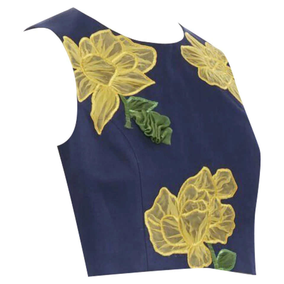 Issey Miyake Japonés Madera Ombre Estampado Mar Camisa Pantalones Cortos Mujeres Azul Talla 2 Foto 4 de 4