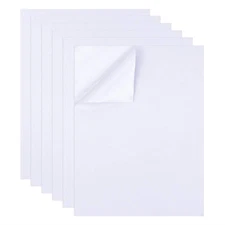 10 A4 Double-Sided Adhesive Tape Sheets, Strong Clear Sticky for Craft & Photos