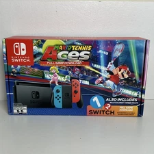 Nintendo Switch HAC-001 w/ Console Joy-Con, Dock, Charger, Rare Box NO GAMES