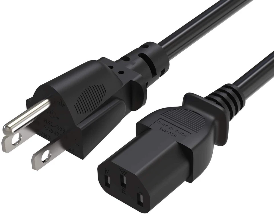 AC Power Supply Cord Cable Plug for Microsoft Xbox ONE 1 Brick Charger Adapter - Image 2 of 2