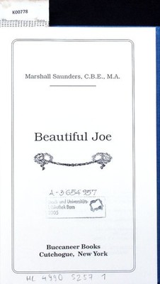 Beautiful Joe. Saunders, Marshall: