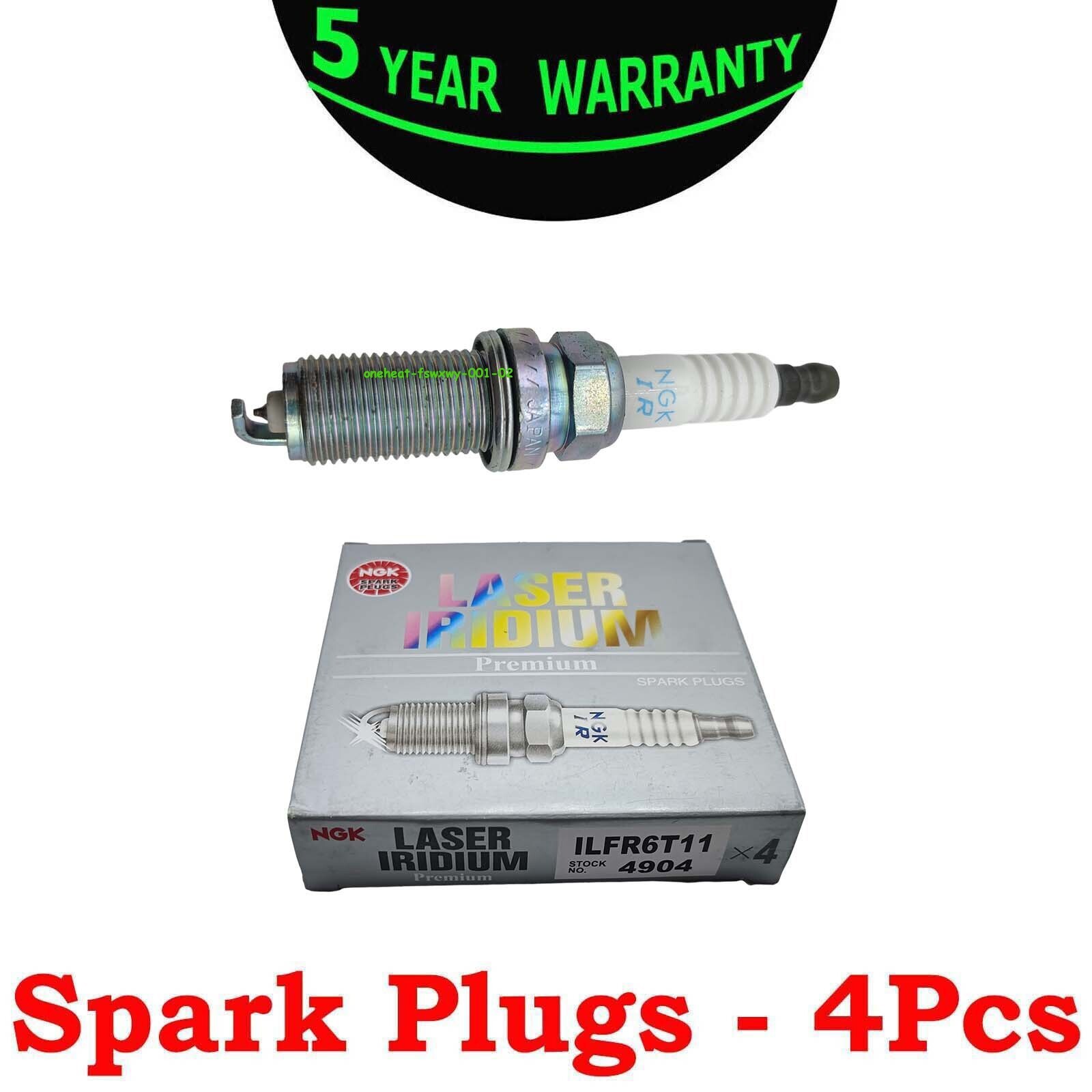 4x Spark Plugs For ngk Laser Iridium 4904 ILFR6T11 4904 ILFR6T11 Tune