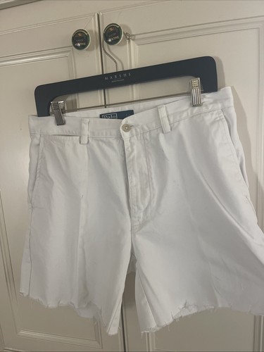 Polo Ralph Lauren Men's Size 32 Chino 8” Inseam Classic Fit White Shorts