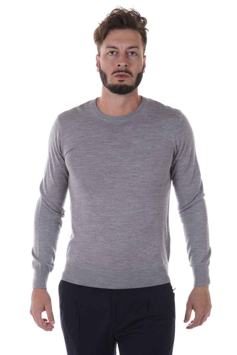 Свитер Armani Jeans AJ шерстяной мужской свитер обычного кроя серый 8N6M916M12Z 3900 SzS СПЕЦИАЛЬНОЕ ПРЕДЛОЖЕНИЕ 39390₽