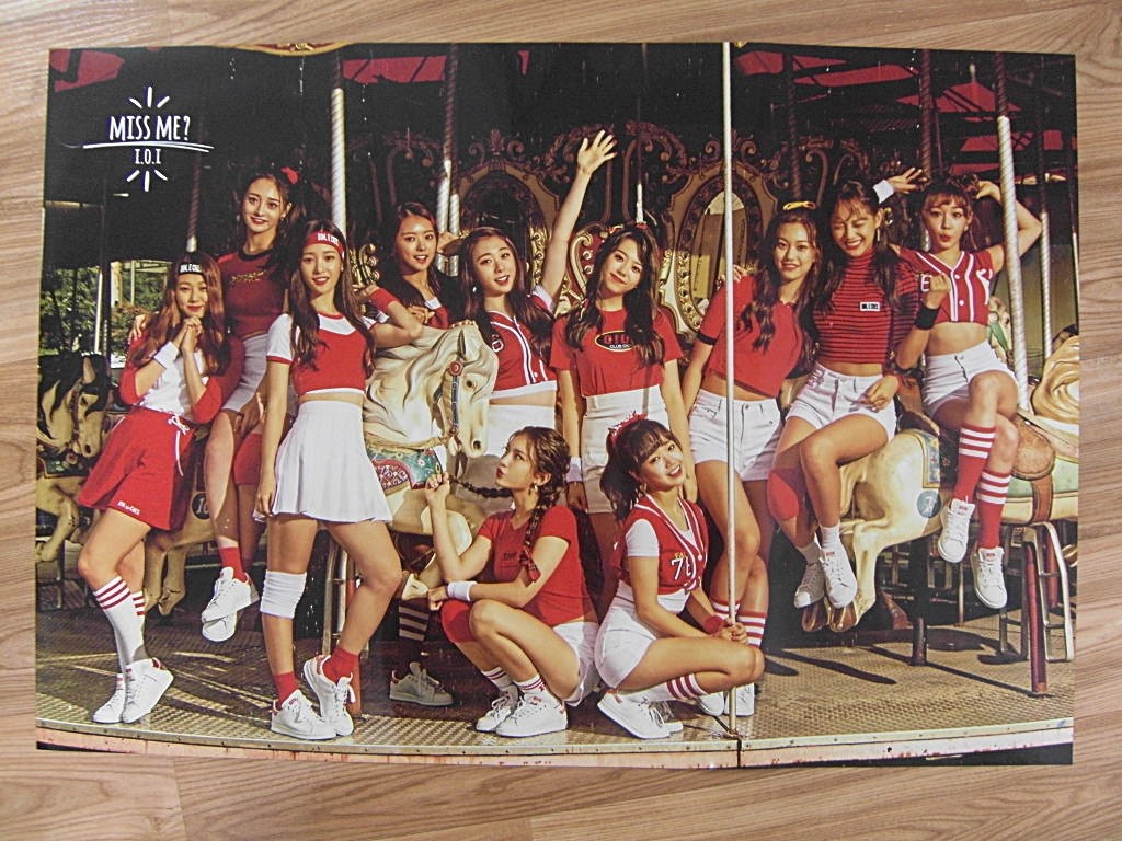 I.O.I - MISS ME? 2ND MINI ALBUM (REISSUE) [ORIGINAL POSTER] *NEW*K