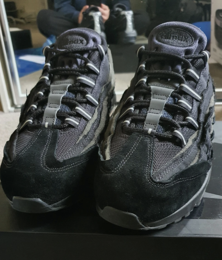 Nike Air Max 95 Comme des Garcons Black 2020 CU8406001 | eBay Nike Air Max 95 Comme des Garcons Black 2020 CU8406001 | eBay