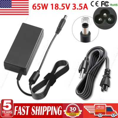 65W For HP ProBook 450 640 650 840 850 G1 G2 Laptop Charger AC Power Adapter US