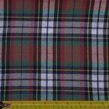 Flannel Plaid-Tartan 100 Cotton Free Shipping By Yard 36"X60" Style-113
