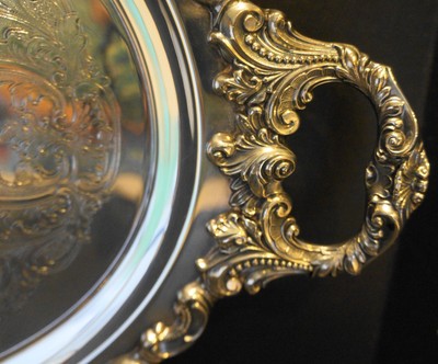 Wallace Baroque 293ウェイタートレイハンドル23インチ ラージ Wallace Baroque 293 Waiter Tray Handled 23 IN Large | eBay