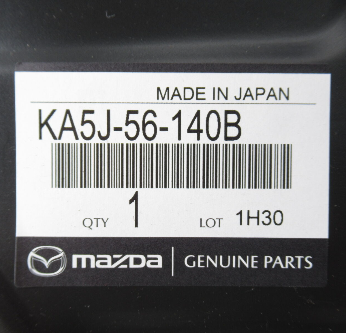 Genuine OEM Mazda KA5J-56-140B Driver LH Mud Guard | eBay