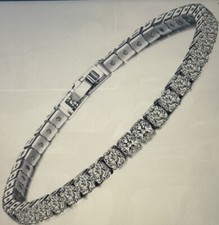 Tennis Bracelet-Moissanite/Gift Box Color Varies 3mm X 6.6  