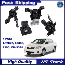 For 09-13 Toyota Corolla 1.8L Set of 4PCS Engine Motor & Auto Transmission Mount