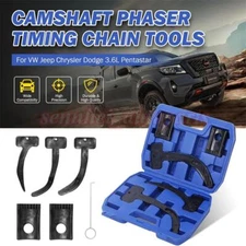 6Pcs Camshaft Phaser Timing Chain Tools Kit For VW Jeep Dodge 3.6L 10200A+10202