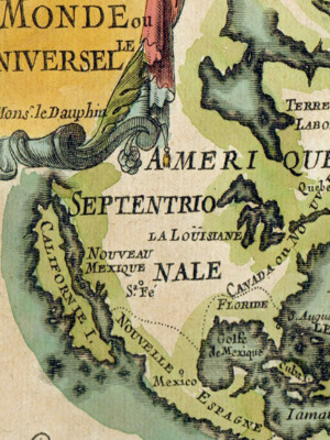 1705 Map of the World Historic Vintage Style Wall Map - 24x30 | eBay