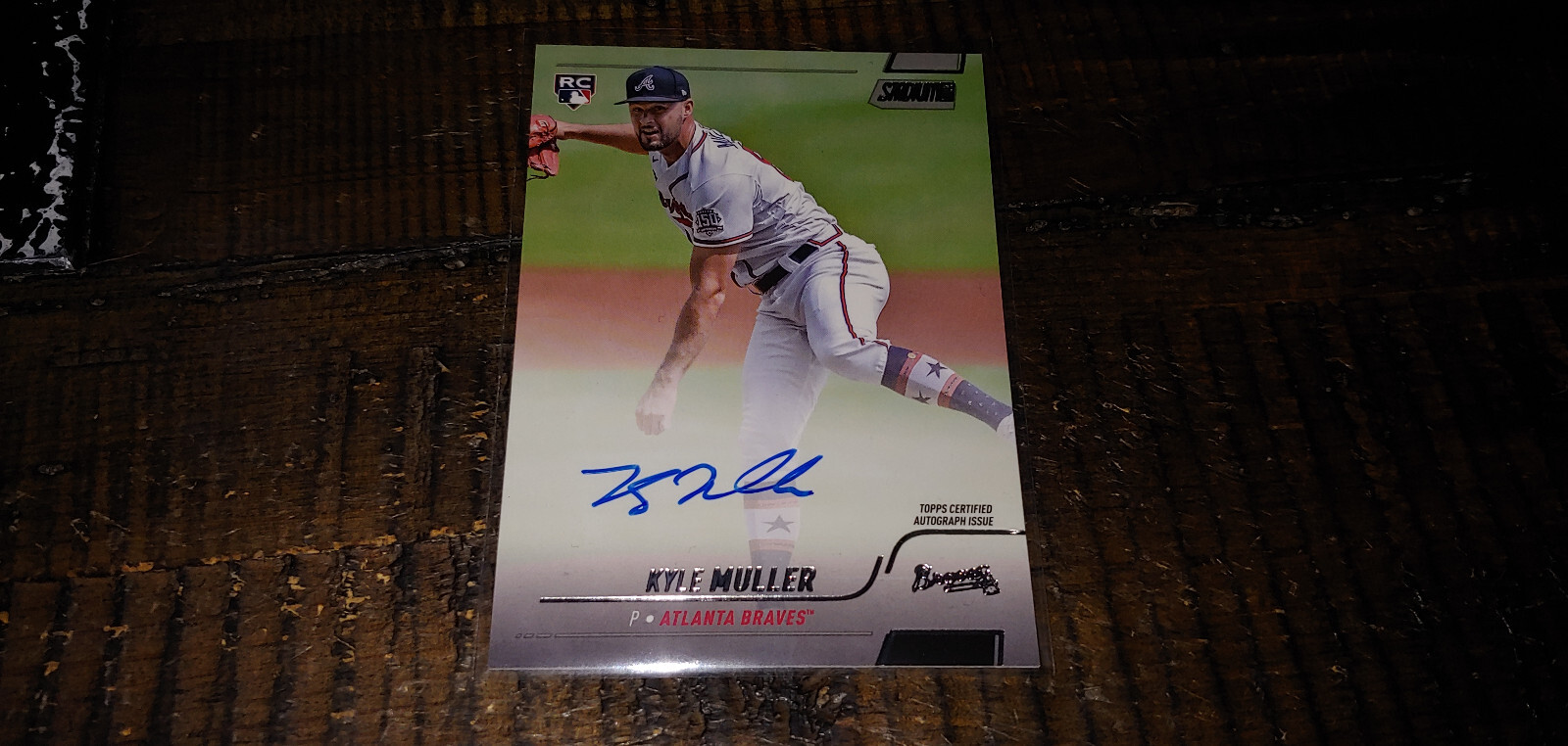 469: 2022 Topps Stadium Club KYLE MULLER *Auto Autograph ON CARD Rookie RC!*