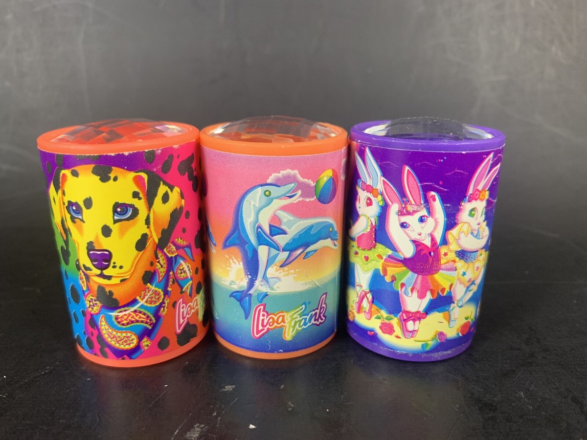 Vintage 90s Lisa Frank Mini Kaleidoscope Lot set 3pc EUC Party