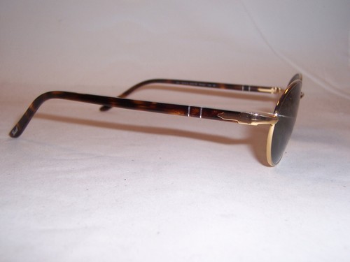 NUEVO Gafas de sol Persol IDA PO 1018S 515/58 DORADO/VERDE POLARIZADO 55mm 1018 - Imagen 5 de 7
