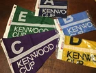 Vintage Kenwood Cup Yacht Racing Burgee/Flag, Class Regatta Flags 1990 Hawaii
