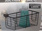 Inter Design Suction Basket maximum suction Black Color Rust proof 
