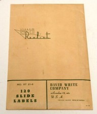 STEREO REALIST SLIDE LABELS--ST 21-6