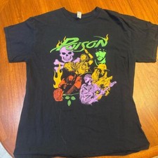 Poison Band Tour Shirt, Poison Band Cotton Black Unisex T-shirt S-5XL KH13464