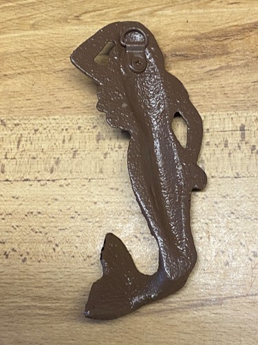 Cast Iron Mermaid Towel Clothing Hook / Bathroom/cottage/changing room 6" - Picture 2 of 2