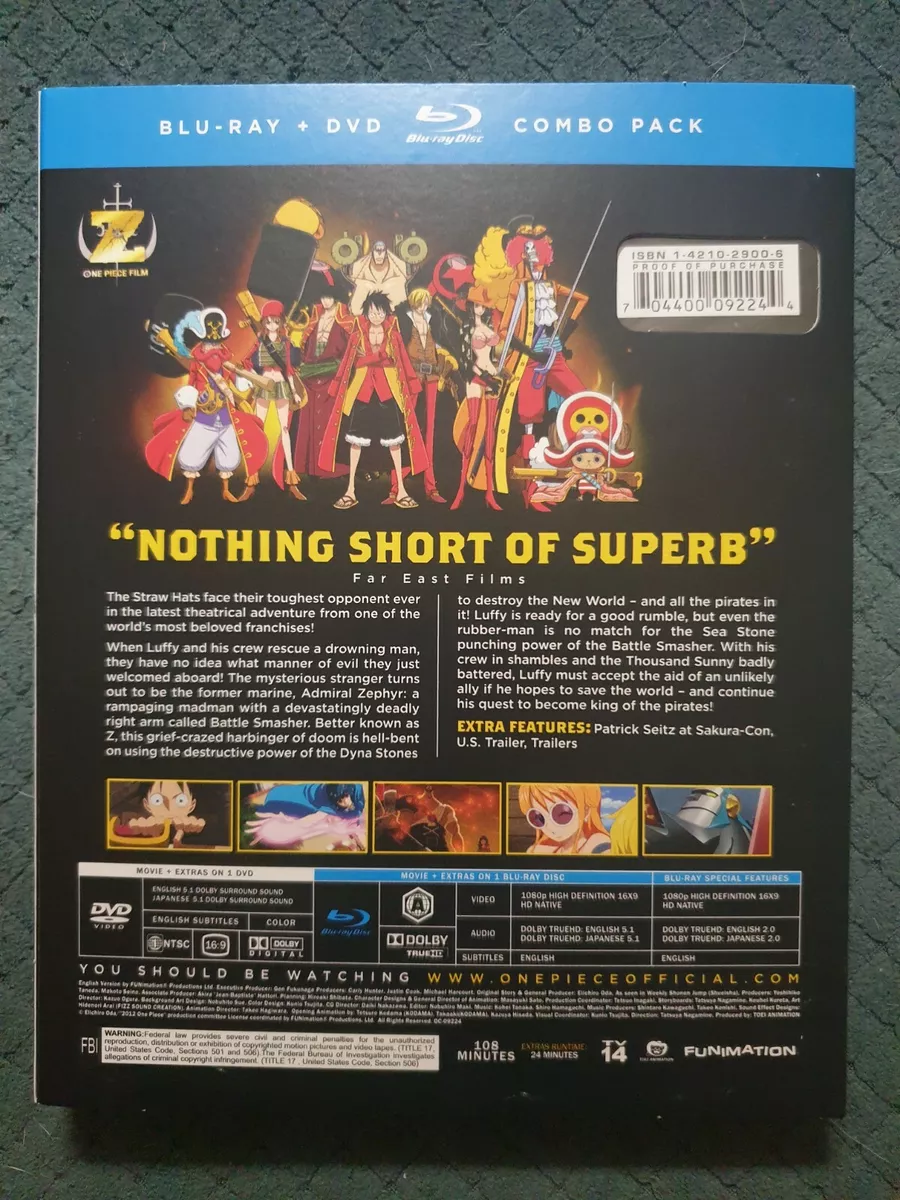 One Piece Film Z Dvd