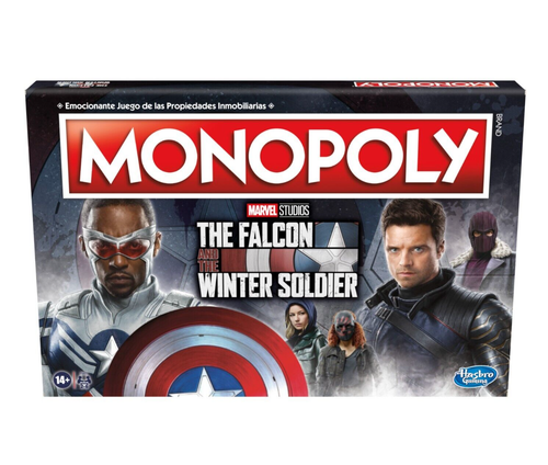Monopoly Marvel Studios Jeu de société The Falcon and The Winter Soldier Edition pour 2 à 6 joueurs à partir de 14 ans