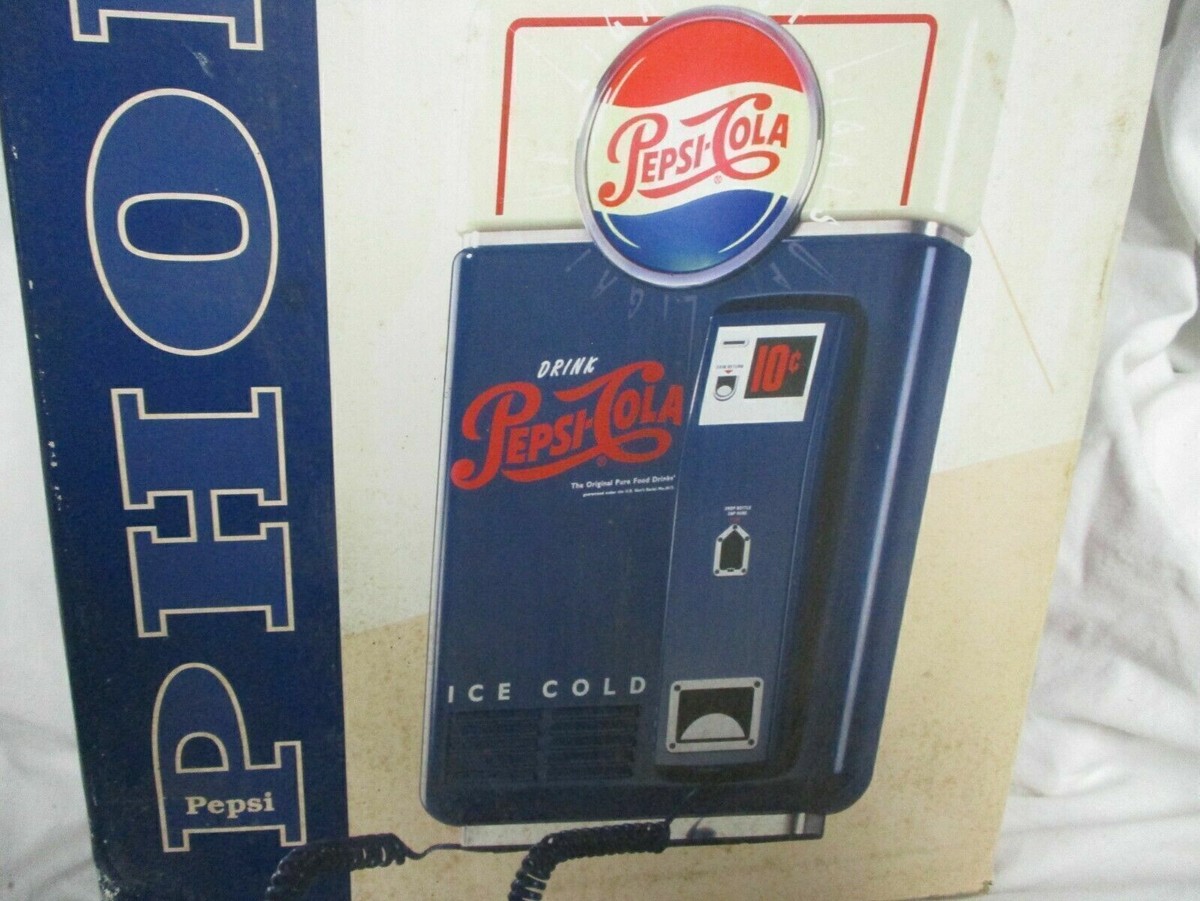 ペプシ　電話 Pepsi Cola 1995 Vending Machine Looking Telephone Phone Nostalgic