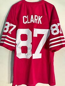 Details about Mitchell and Ness Authentic NFL Jersey 49ers Dwight Clark Red Throwback sz 40