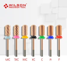 Large Barrel Smooth Top Bit - ROSE - WILSON Tungsten Carbide Nail Drill 