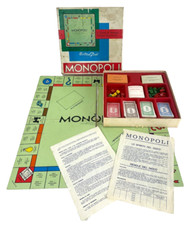Gioco in scatola classico MONOPOLI editrice Giochi anni'70 banconote lire -87V