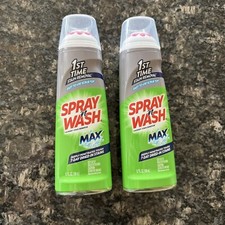 2 Pack Spray n Wash Max Laundry Stain Remover Gel Stick w/ Scrub Top 6.7 FL. Oz.