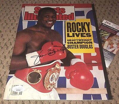 James Buster Douglas Autographed Sports Illustrated Magazine