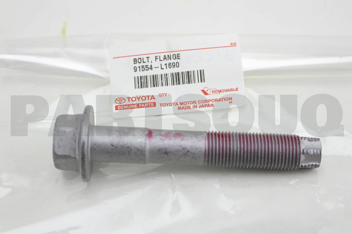 91554L1690 Genuine Toyota BOLT(FOR FRONT SUSPENSION LOWER ARM NO.1